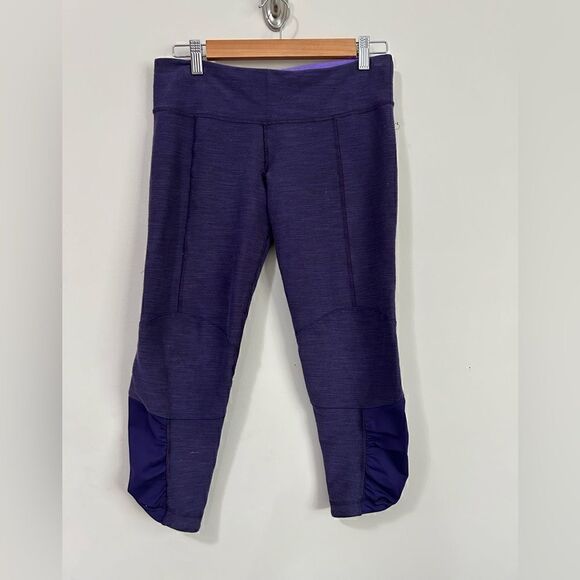 Lululemon Purple Cropped Leggings - Picture 1 of 8